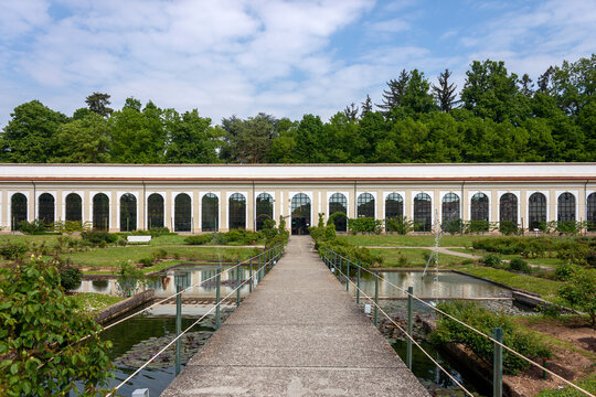 the Greenhouse or "Serrone" in the villa reale of monza.