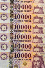 Hungarian forint banknotes.