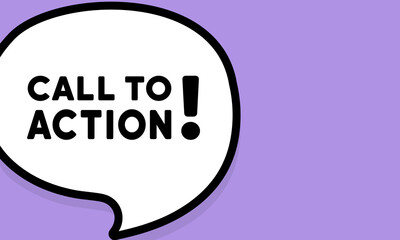 Speech bubble with Call to action text. Boom retro comic style. Pop art style. Vector line icon for Business and Advertising