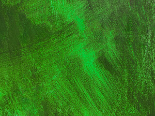 Background image of green painted wall. Distinctive brush marks © Pamir
