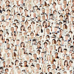 Multikulturelle Business Team Gruppe als Hintergrund