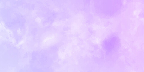 Abstract background with Light blue, purple and pink shades watercolor background for vintage card, retro templates. The unicorn in pastel sky, marble colorful background. paper texture design. Vector