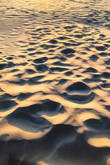 Fototapeta na wymiar Sand dune pattern abstract with round shapes.