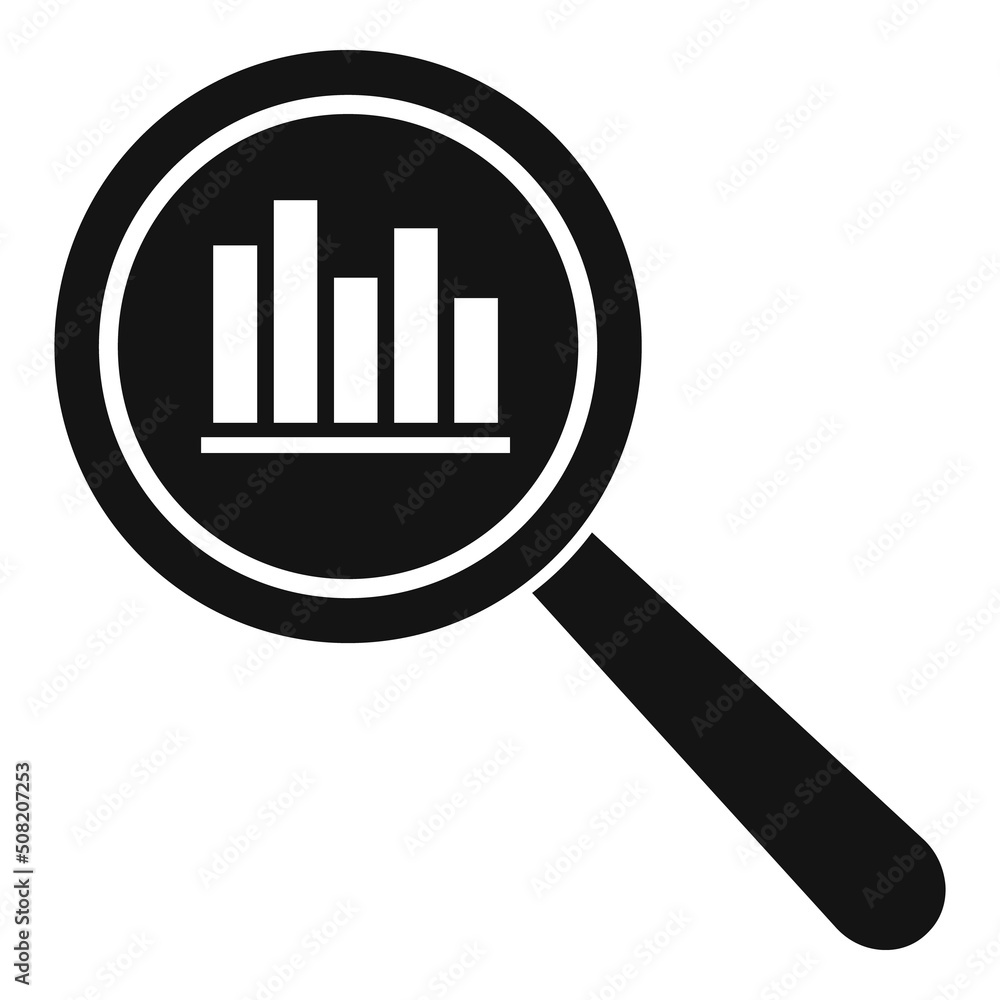 Poster data team solution icon simple vector. creative business