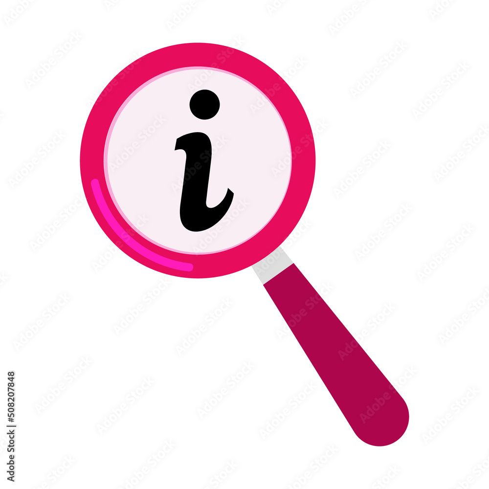 Poster searching information semi flat color vector object. full sized item on white. user help and assista