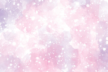 sweet pastel pink watercolor wet wash splash background textured