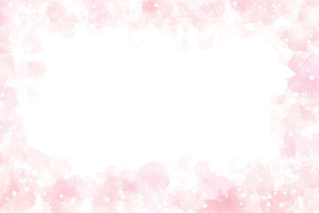 sweet pastel pink watercolor wet wash splash background textured