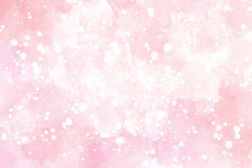 sweet pastel pink watercolor wet wash splash background textured