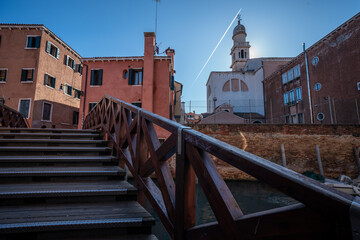 Colourful Architecture on the streets of Venice. The Grand Canal of Venice.The most famous in the world. Filled with happiness and of course Gondolas and tour boats.