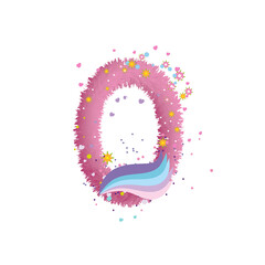 number, numbers, year, digit, party, girls, boys, flower, creative, decoration, cookie, flower, summer, pony, rainbow