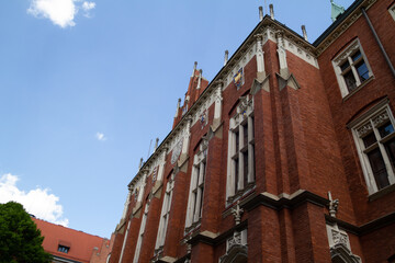 Jagiellonian University Collegium Novum Kraków (Uniwersytet Jagielloński or UJ) in Krakow, oldest...