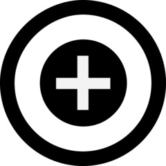 Plus logo icon for web. logo or icon for the website, you can re-edit according to your needs.