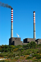 Fototapeta na wymiar Coal Power Plant in Sines, Alentejo - Portugal