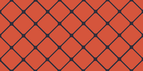 Fototapeta premium Dark Red Tile of Round Squares, Geometric Mosaic Grid Pattern, Abstract Wide Scale Background Template in Editable Vector Format