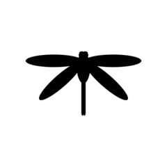 Dragonfly icon isolated on white background