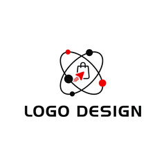 Exclusive Logo Store Planet Galaxy Or Shopping Professional Brand