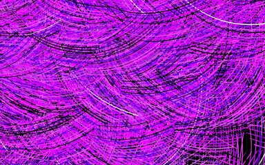 Light Pink vector background with bent lines.