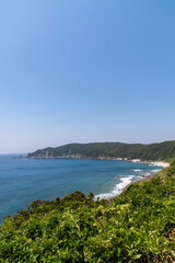 南さつま市後浜展望所の眺望と野間岬