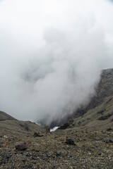阿蘇中岳第一火口の噴煙