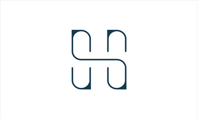 SSH logo. Modern SHS or S and S letter logo