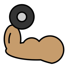 lift barbell icon