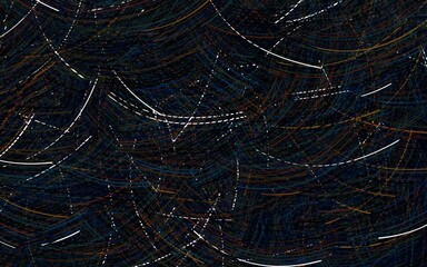 Dark Blue, Yellow vector background with wry lines.