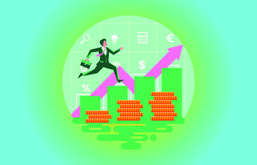 person with a bag of money