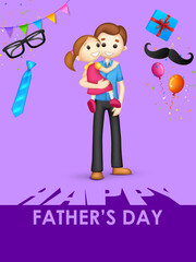 Holiday greetings background for Happy Father s Day