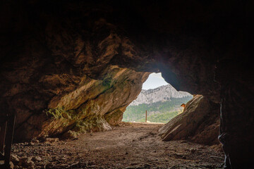 A view from the Balatini cave in Beysehir, Konya