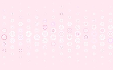 Light Purple vector texture with disks.