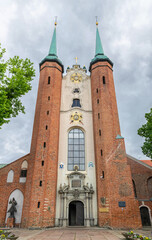 Katedra Oliwska, ancient catholic cathedral in Gdansk	 - obrazy, fototapety, plakaty
