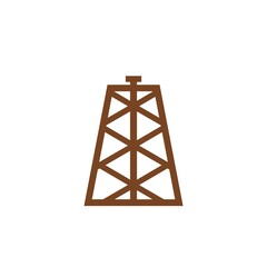 Oil Rig Gusher, Petroleum Derrick Tower icon