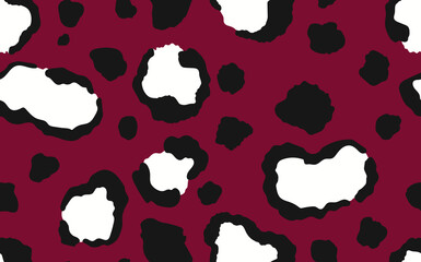 Abstract modern leopard seamless pattern. Animals trendy background. Color decorative vector stock illustration for print, card, postcard, fabric, textile. Modern ornament of stylized skin