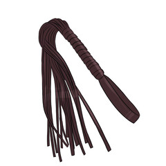 Whip bdsm kinky object for sexy game