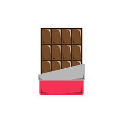 Chocolate icon vector.
