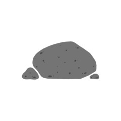 Simple stones icon.