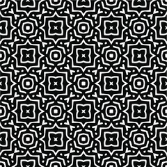 Abstract background with black and white pattern. Unique geometric vector swatch. Perfect for site backdrop, wrapping paper, wallpaper, textile and surface design. 