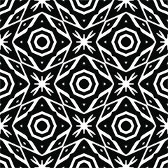 Abstract background with black and white pattern. Unique geometric vector swatch. Perfect for site backdrop, wrapping paper, wallpaper, textile and surface design. 