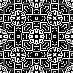 Abstract background with black and white pattern. Unique geometric vector swatch. Perfect for site backdrop, wrapping paper, wallpaper, textile and surface design. 