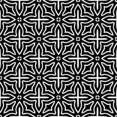 Abstract background with black and white pattern. Unique geometric vector swatch. Perfect for site backdrop, wrapping paper, wallpaper, textile and surface design. 