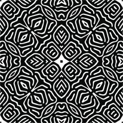 Fototapeta premium Abstract background with black and white pattern. Unique geometric vector swatch. Perfect for site backdrop, wrapping paper, wallpaper, textile and surface design. 