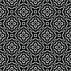 Abstract background with black and white pattern. Unique geometric vector swatch. Perfect for site backdrop, wrapping paper, wallpaper, textile and surface design. 