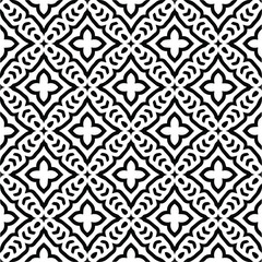 Abstract background with black and white pattern. Unique geometric vector swatch. Perfect for site backdrop, wrapping paper, wallpaper, textile and surface design. 