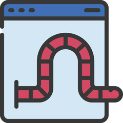 Website Worm Icon