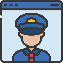 Website Police Icon