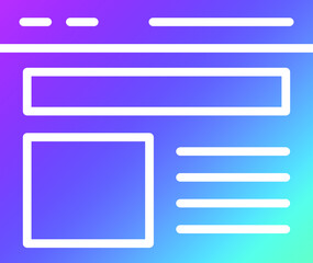 Obraz premium Website Vector Icon Design Illustration