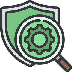 Protection Process Analysis Icon