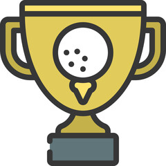 Golf Trophy Icon