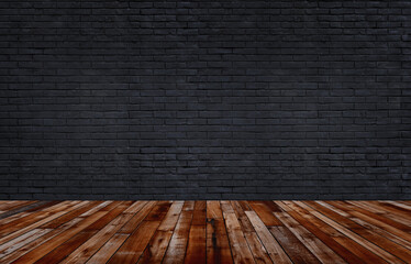 black brick plaster pattern background