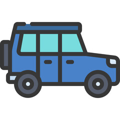 Spare Wheel SUV Icon